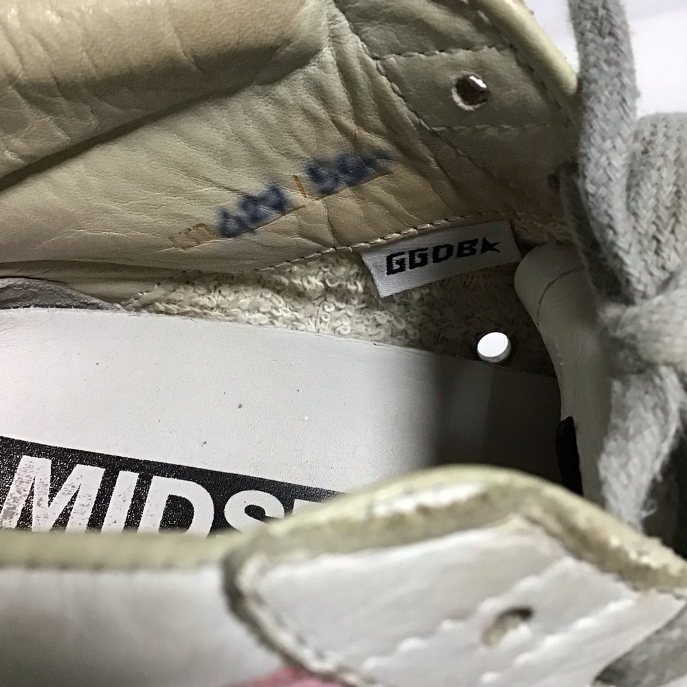 GGDB Midstar Private/EDT High Top White and Gray Sneakers 36 Italy - Picture 10 of 12